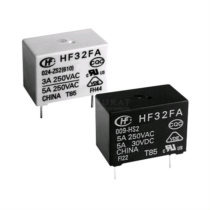 HF32FA-024-HSL2 Power Relay 5A 250VAC 4 Pins x 10pcs