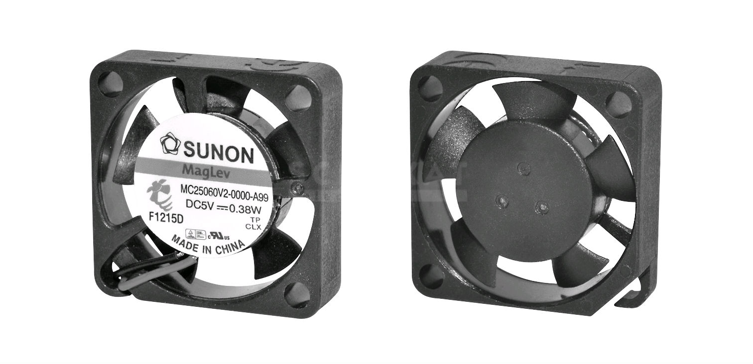 Ventilator Fan 5V 0,38W 25x25x6mm 3,7m³/h 18dBA ; Sunon MF25060V21000UA99